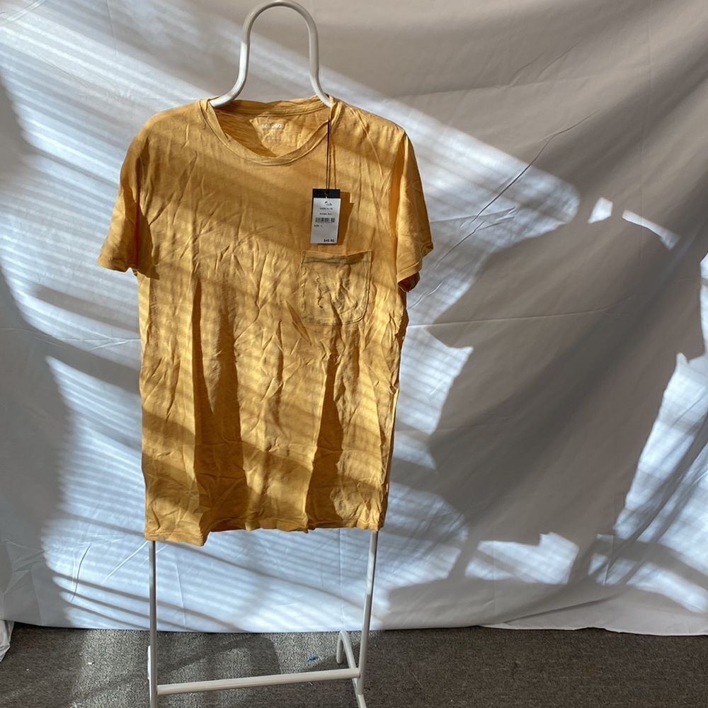 Mens Bonobos slim fit shirt size L color golden sun new